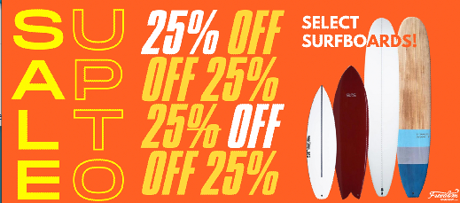 Mid Season Surfboard Special