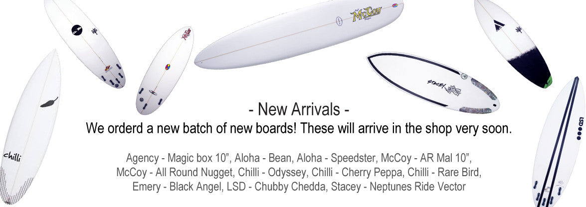 New Surfboard Arrivals