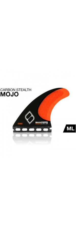 Shapers /Mojo Stealth Carbon Single Tab Tri Fin